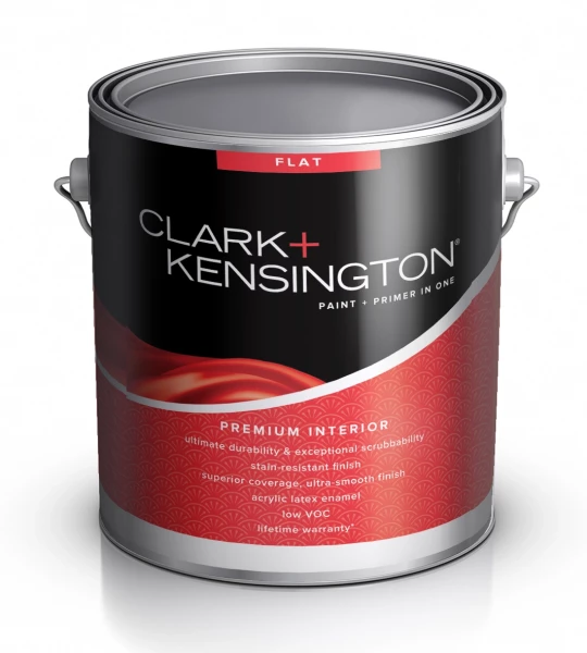 Clark Kensington Paint Primer in one FLAT Premium антивандальная краска для стен, моющаяся