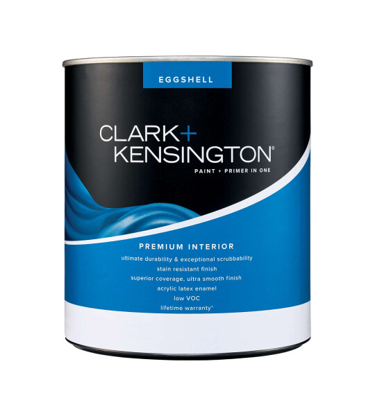 Краска с блеском яичной скорлупы Clark Kensington Paint Primer in one EGGSHELL Premium 0.946 литра