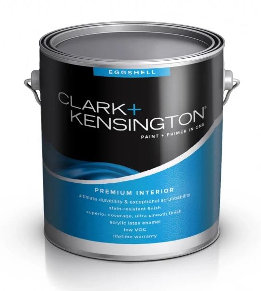 Clark Kensington Paint Primer in one EGGSHELL Premium антивандальная эмаль с блеском яичной скорлупы Gallon 3.78 литра