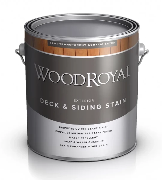 WOOD Royal Deck Siding Semi Transparent Latex Stain пропитка по дереву для наружных работ