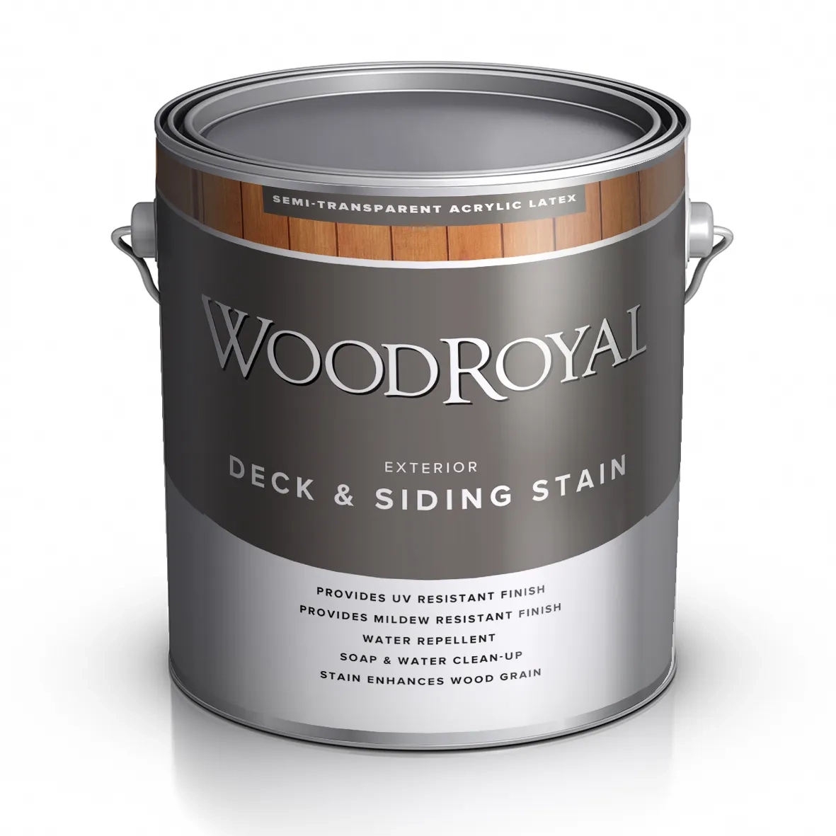 WOOD Royal Deck Siding Semi Transparent Latex Stain пропитка по дереву для наружных работ