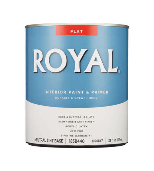 Матовая краска для стен Royal Interior Wall Trim Paints 0.946 литра