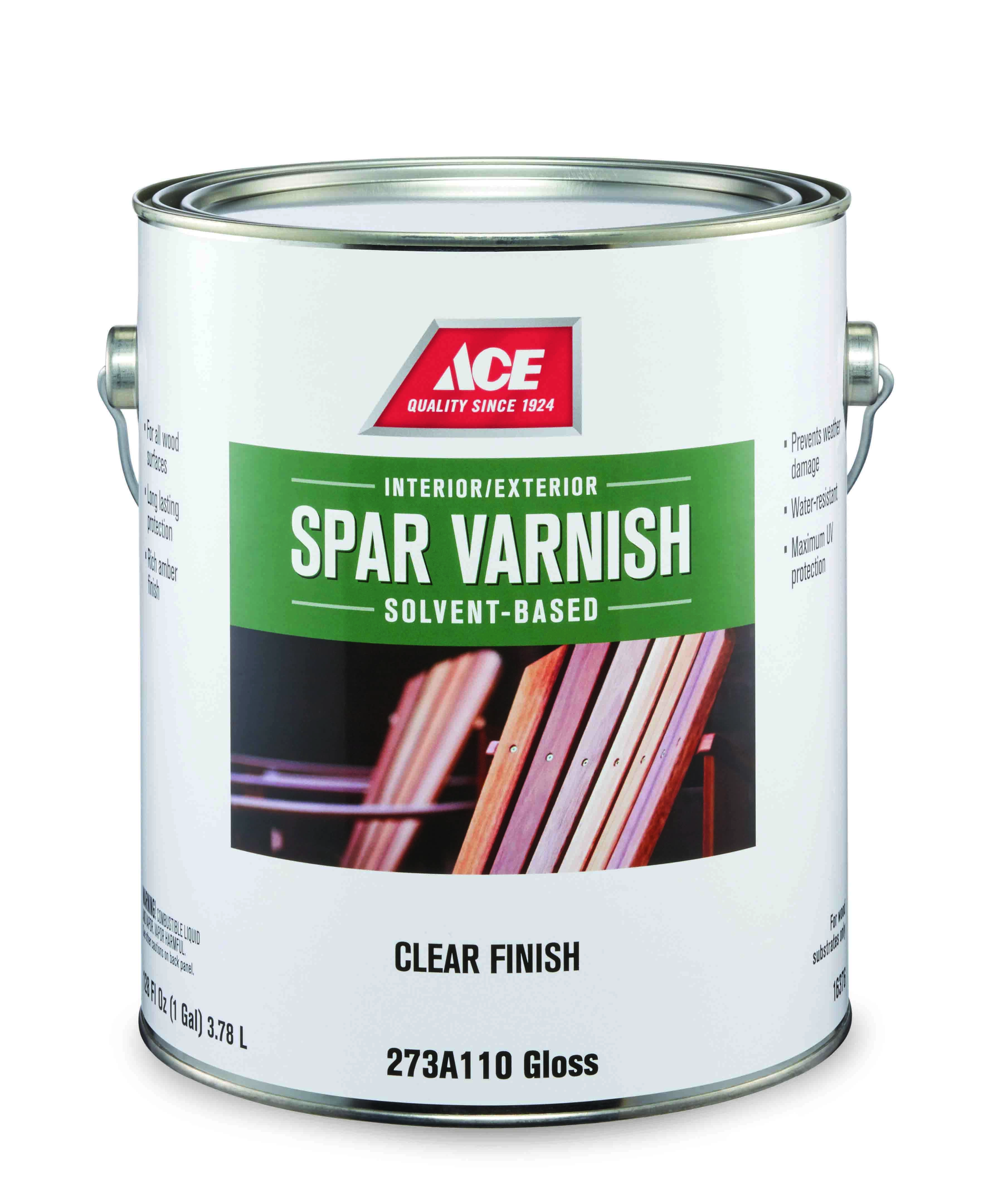 Американский водостойкий яхтный лак, высокой прочности ACE SPAR VARNISH