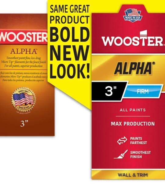 Кисть Wooster ALPHA Micro Tip 4230, 4231, 4233