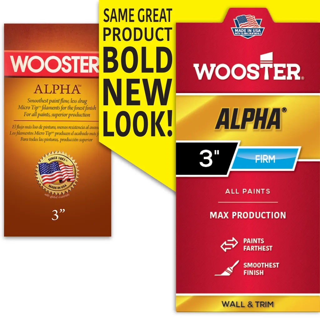 Кисть Wooster ALPHA Micro Tip 4230, 4231, 4233