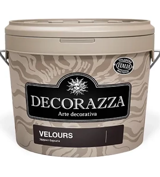 Декоративная штукатурка с эффектом бархата Decorazza Velours