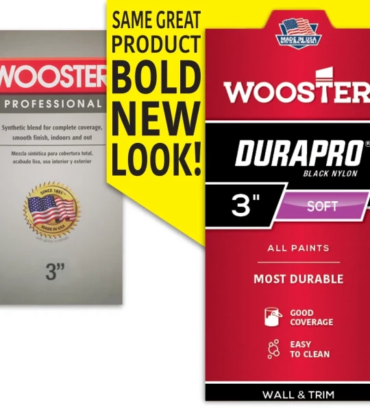 Кисть малярная Wooster 4212 Durapro Black Nylon