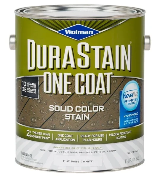 Водная пропитка для дерева Durastain One Coat Solid Color Stain