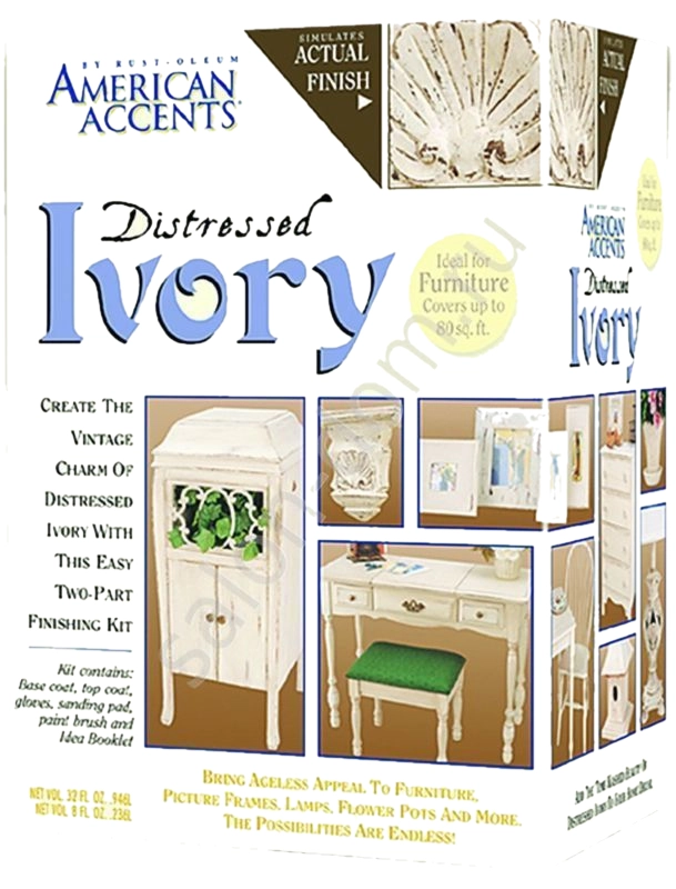 Краска с эффектом состаренной поверхности American Accents DISTRESSED IVORY