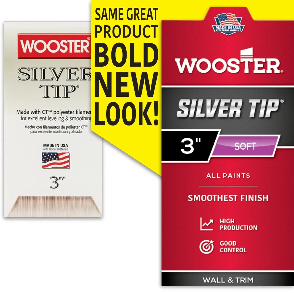 Кисть малярная Wooster Silver Tip