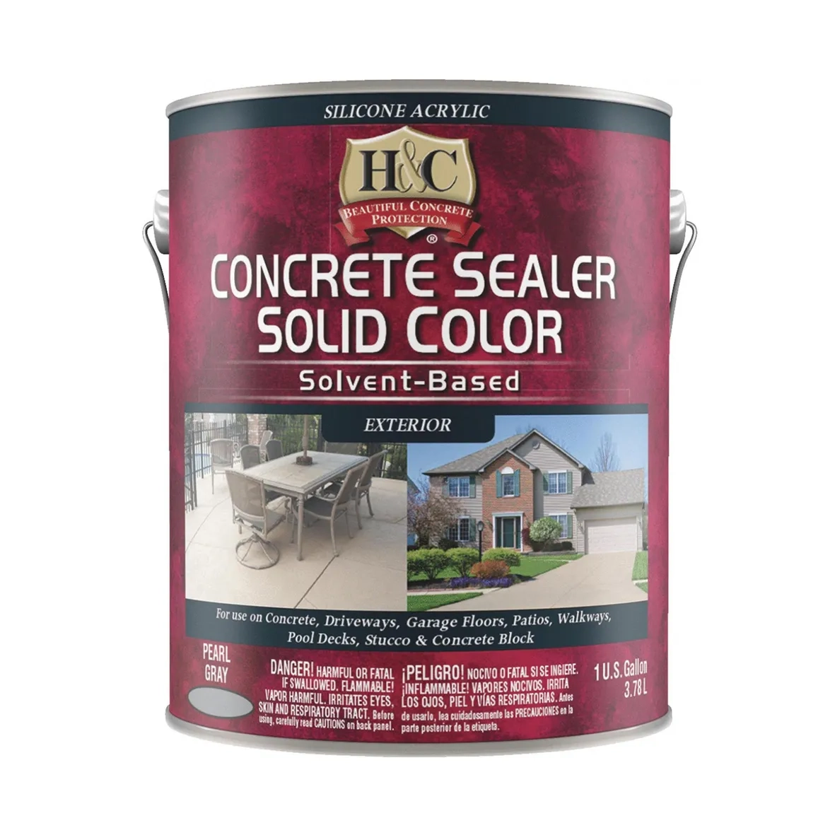 Пропитка - Лак по бетону и камню H&C Concrete Sealer Solid Color Solvent Based