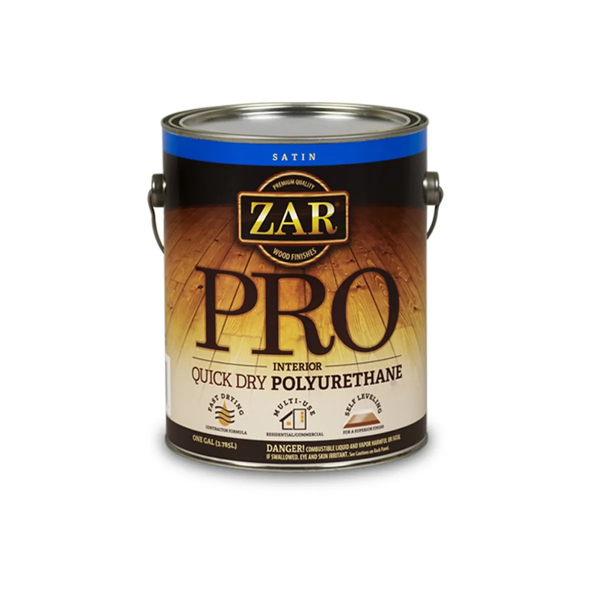 Лак для внутренних работ Zar Pro Quick Dry Polyurethane